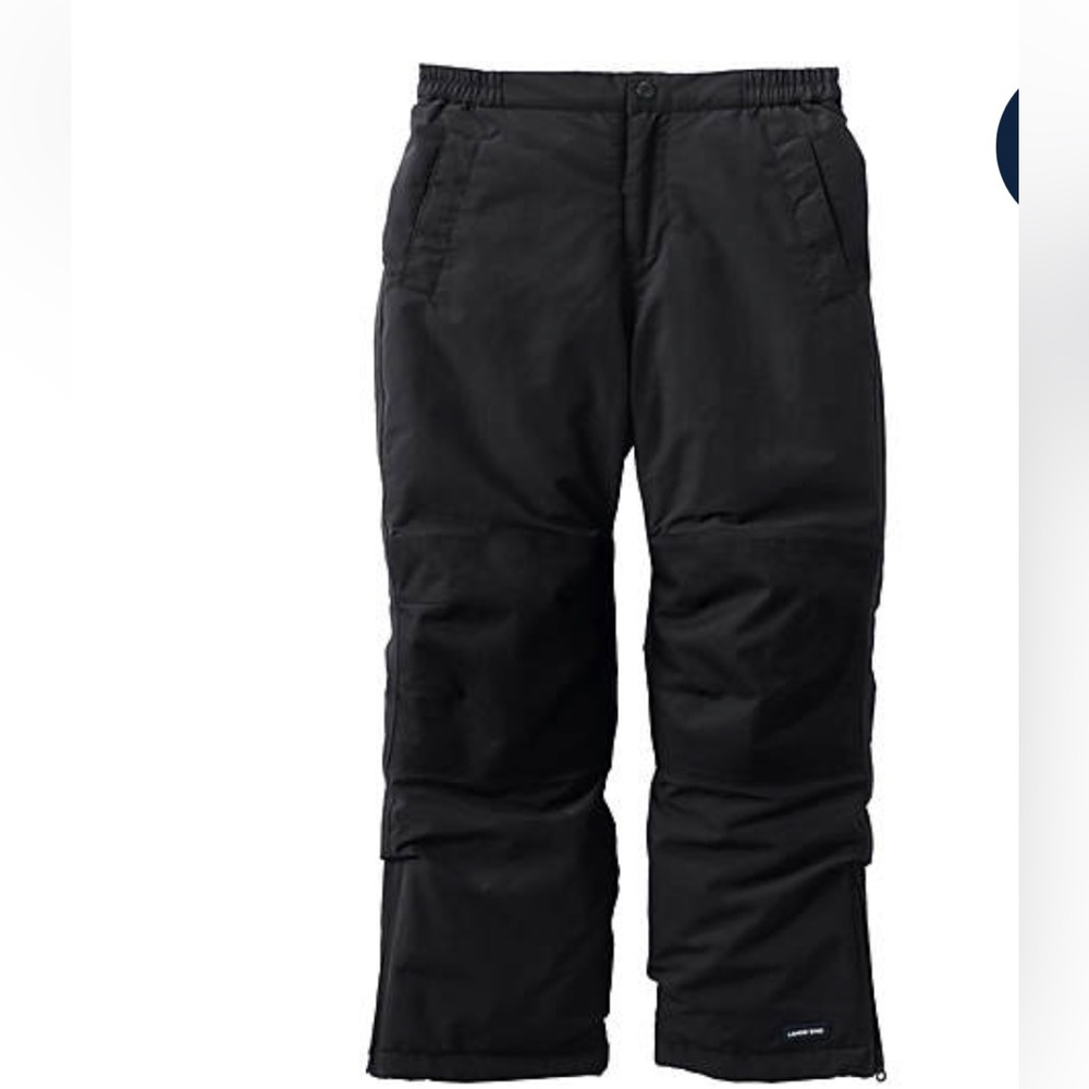 Lands End Kids Squall Waterproof Insulated Iron Knee Winter Snow Pants - Size 12